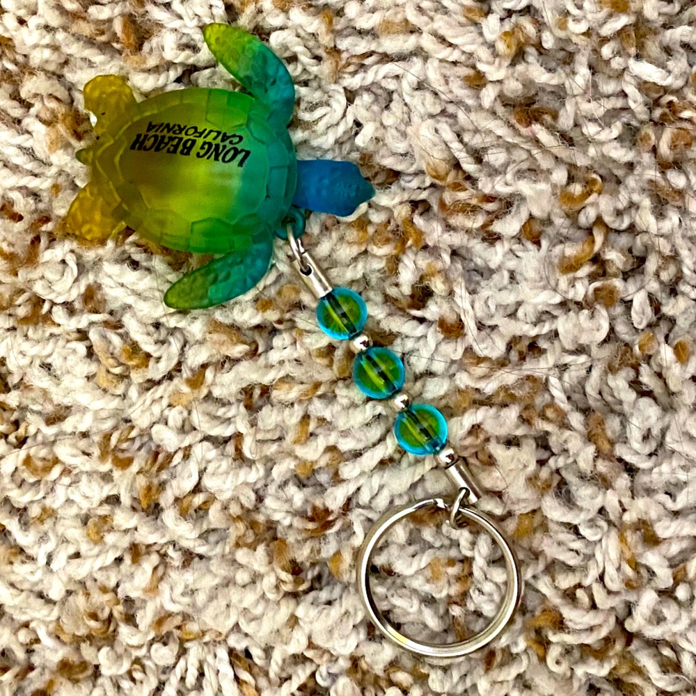 Small key chained turtle